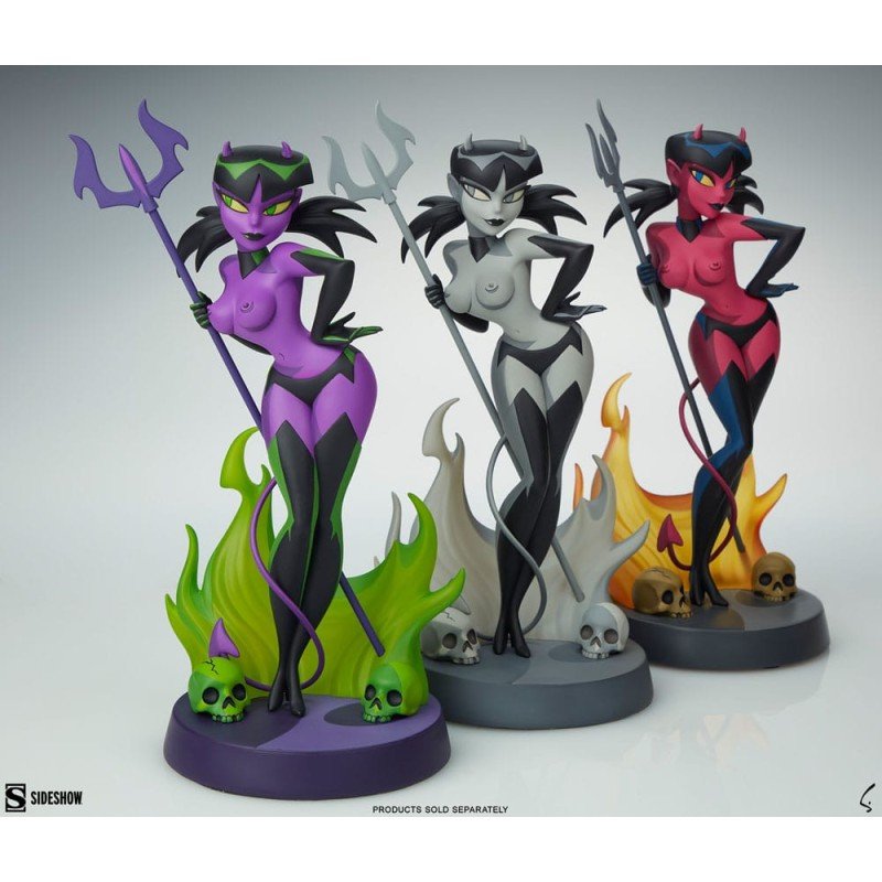 Original Artist Series Statue Devil Girl (Purple and Green Variant) 30 cm | 0000002005742