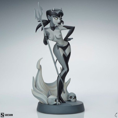 Original Artist Series statuette Devil Girl (Black and White Variant) 30 cm | 0000002005743