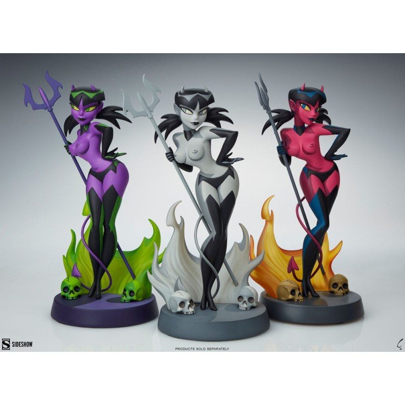 Original Artist Series statuette Devil Girl (Black and White Variant) 30 cm | 0000002005743