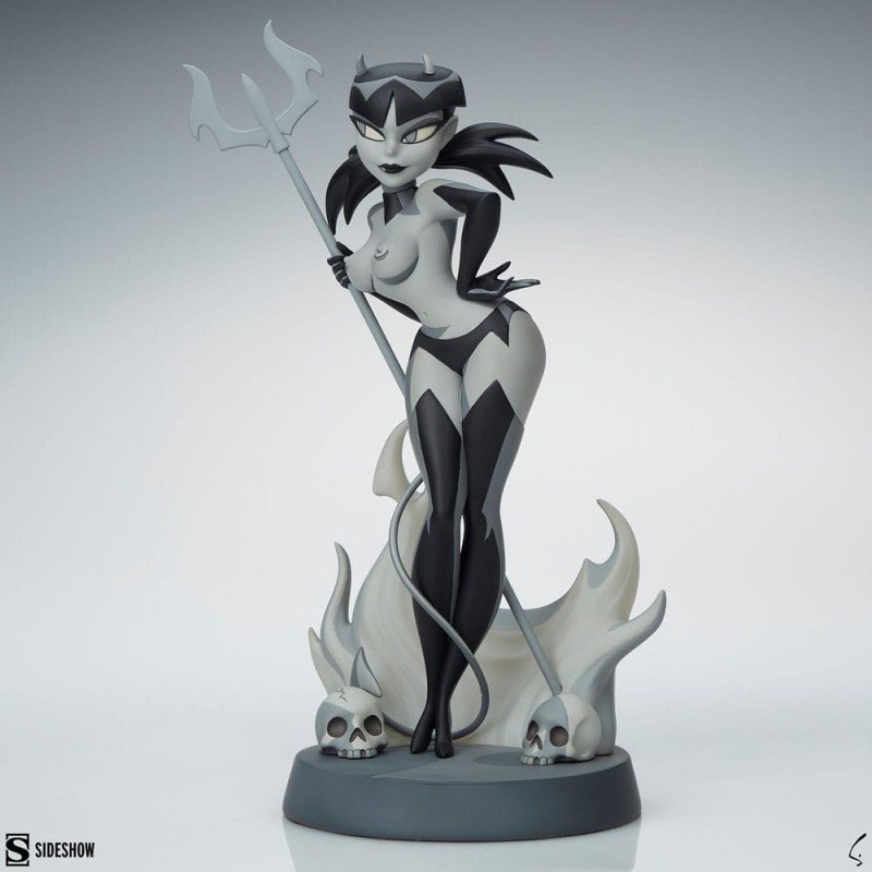 Original Artist Series statuette Devil Girl (Black and White Variant) 30 cm | 0000002005743