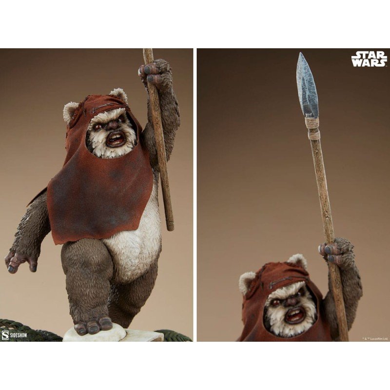 Star Wars: Episode VI - Return of the Jedi Premium Format Statue Wicket 46 cm | 0747720276383