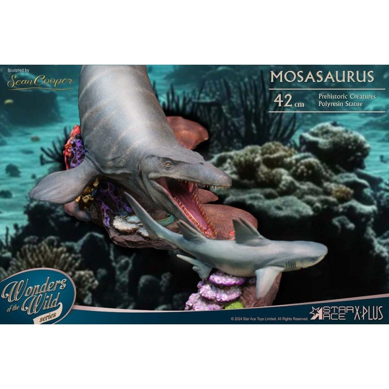 Wonders of the Wild Statue Mosasaurus (DX) 42 cm | 4897057885423