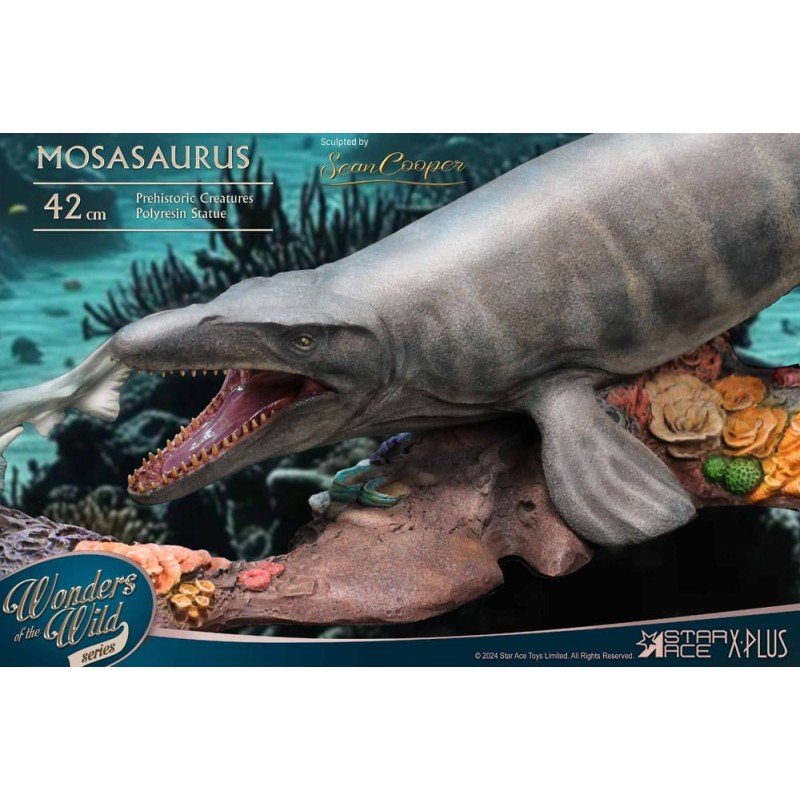 Wonders of the Wild Statue Mosasaurus (DX) 42 cm | 4897057885423