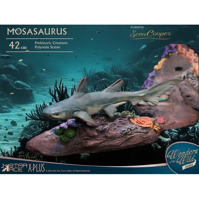 Wonders of the Wild Statue Mosasaurus (DX) 42 cm | 4897057885423