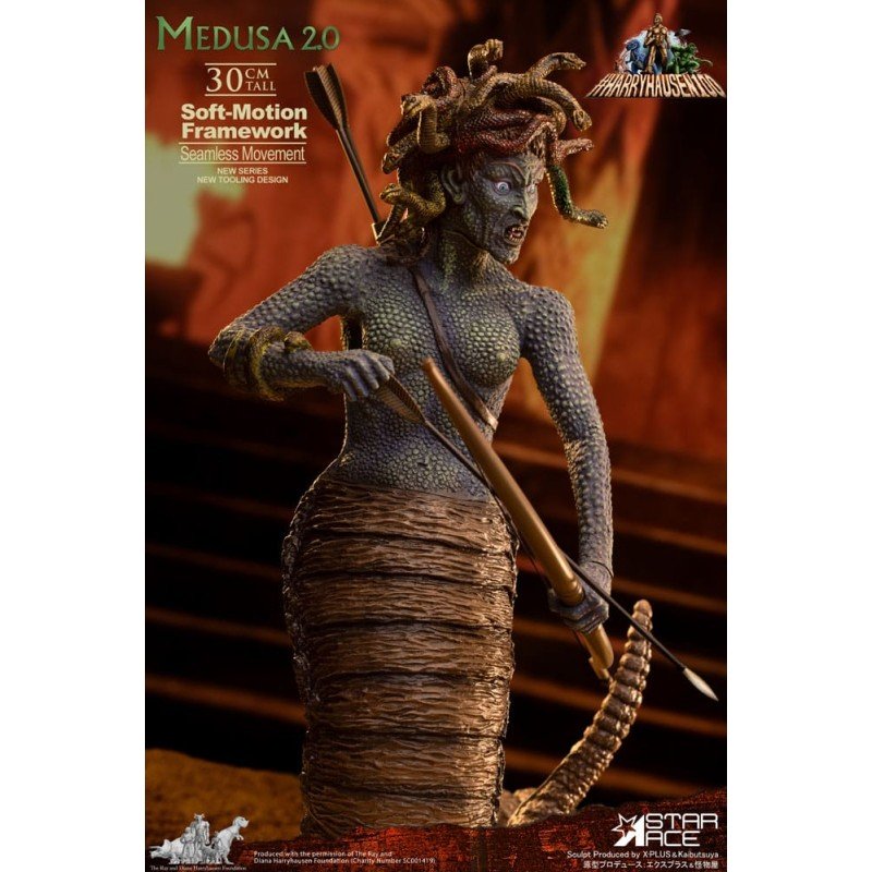 Ray Harryhausens Soft-Motion Series Statue Medusa 30 cm | 4897057886703