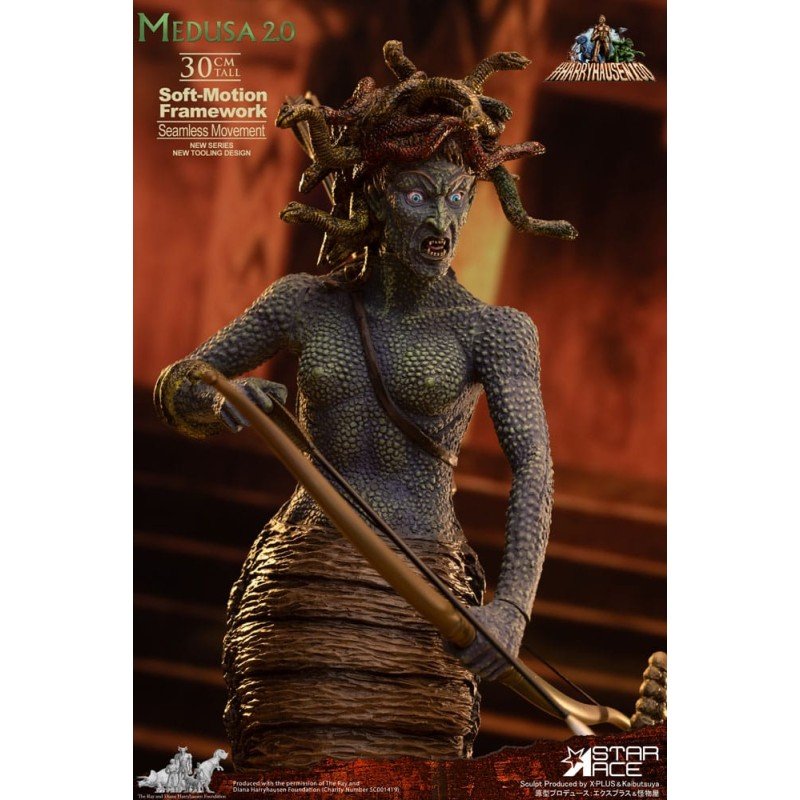 Ray Harryhausens Soft-Motion Series Statue Medusa 30 cm | 4897057886703