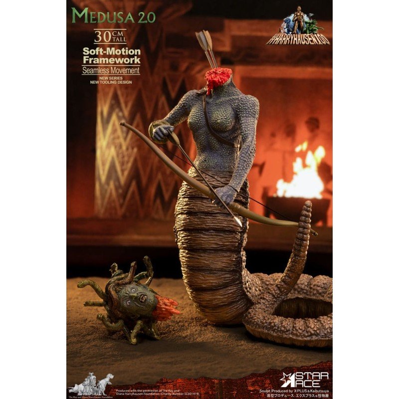 Ray Harryhausens Soft-Motion Series Statue Medusa 30 cm | 4897057886703