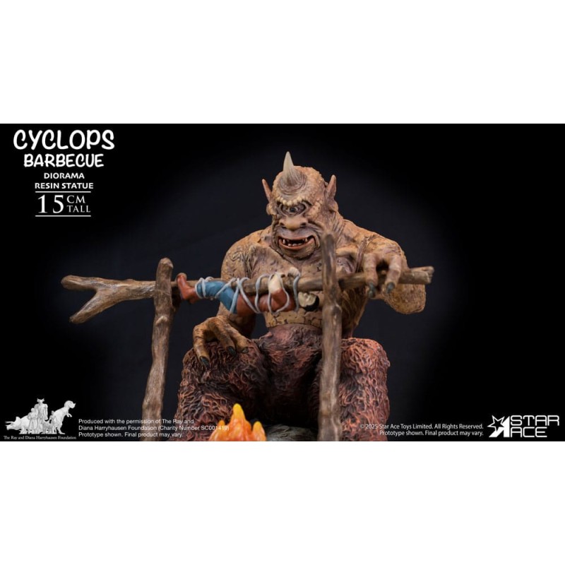 Ray Harryhausen Diorama 1/8 Cyclops Barbecue Scene 17 cm | 4897057888639