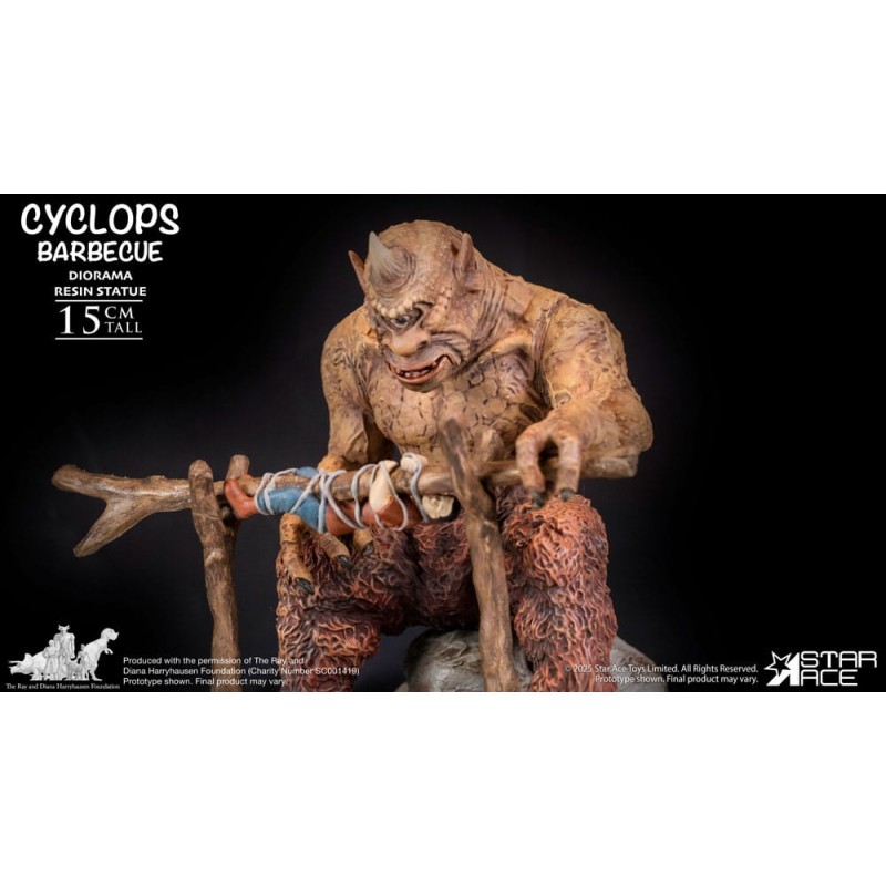 Ray Harryhausen Diorama 1/8 Cyclops Barbecue Scene 17 cm | 4897057888639