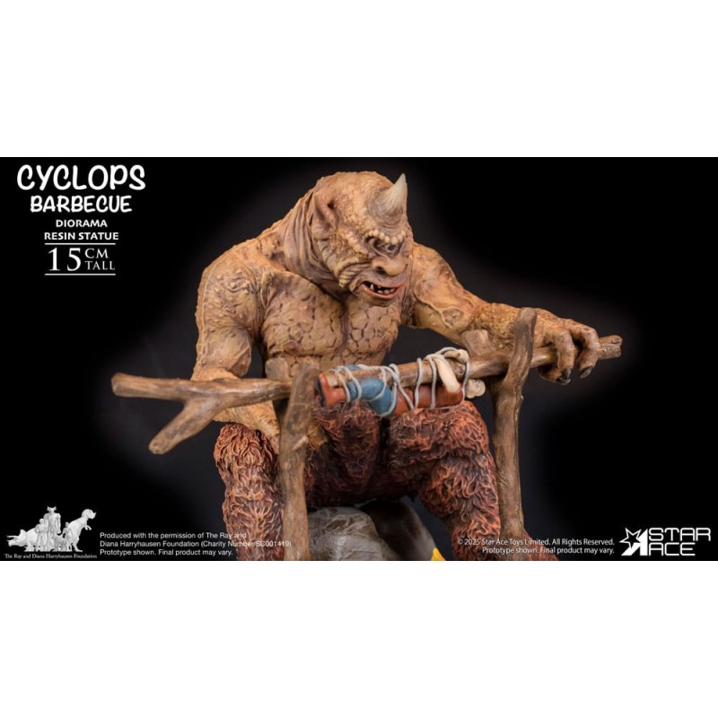 Ray Harryhausen Diorama 1/8 Cyclops Barbecue Scene 17 cm | 4897057888639