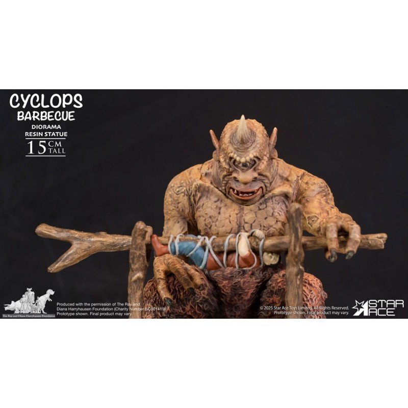 Ray Harryhausen Diorama 1/8 Cyclops Barbecue Scene 17 cm | 4897057888639