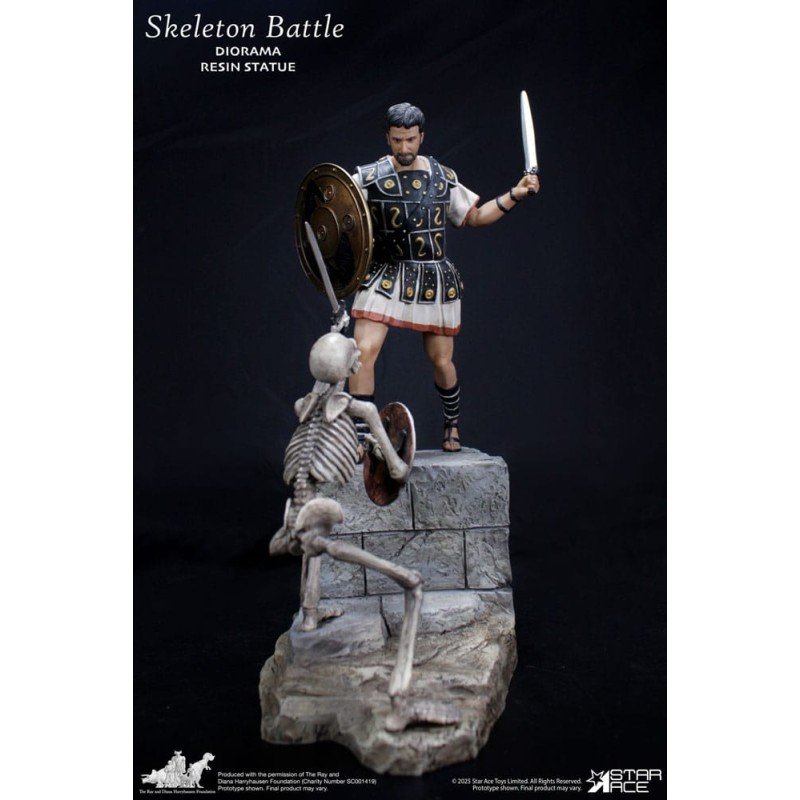 Ray Harryhausen Diorama 1/8 Skeleton Battle Scene 30 cm | 4897057888646