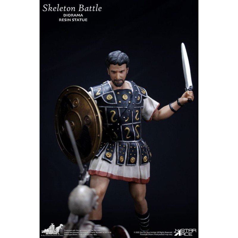 Ray Harryhausen Diorama 1/8 Skeleton Battle Scene 30 cm | 4897057888646