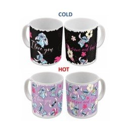 Lilo & Stitch mug effet thermique Stitch & Angel 325 ml 