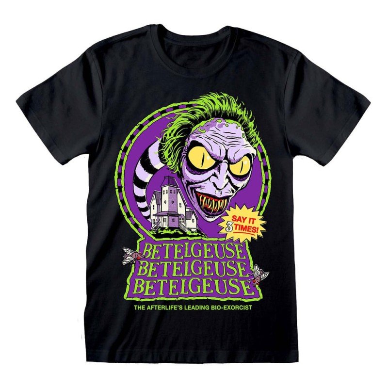 Beetlejuice T-Shirt Say it three Times (M) | 5056811532952