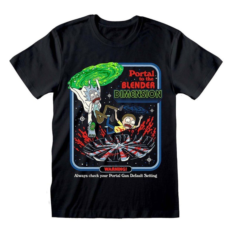 Steven Rhodes T-Shirt Rick and Morty Portal Collab (L) | 5056811502689