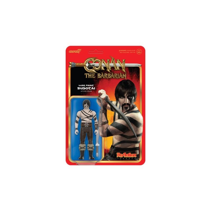 Conan The Barbarian ReAction Action Figure Wave 02 Subotai (War Paint) 10 cm | 0840049878631