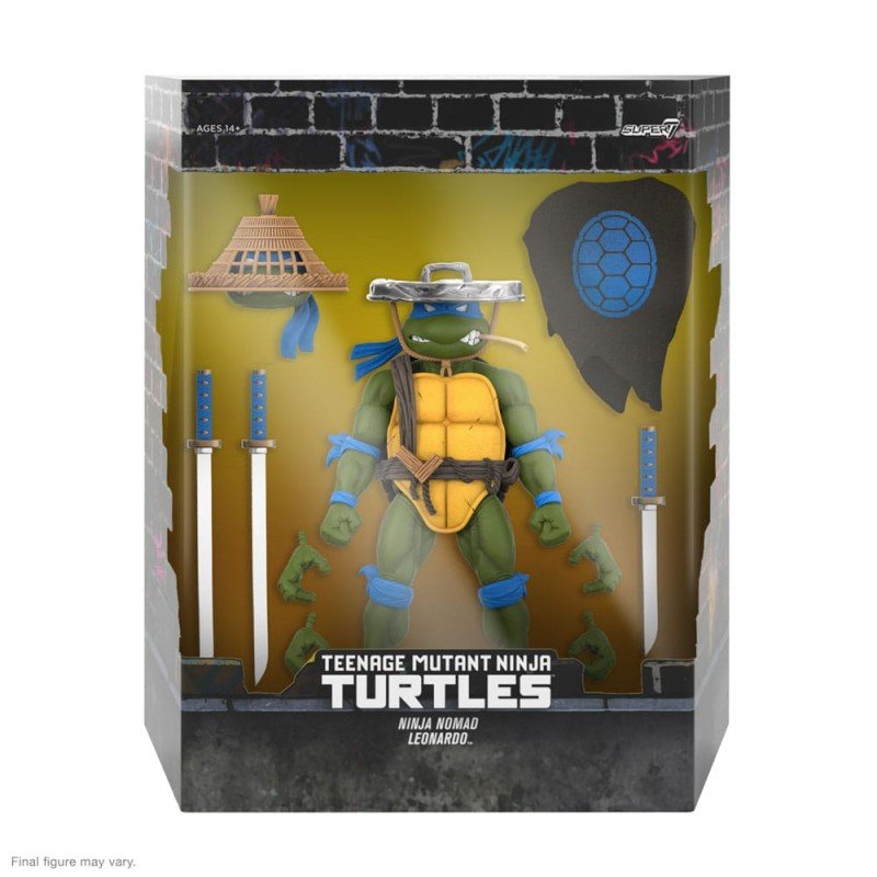 Teenage Mutant Ninja Turtles Ultimates Action Figure Ninja Nomad Leonardo 18 cm | 0840049882003