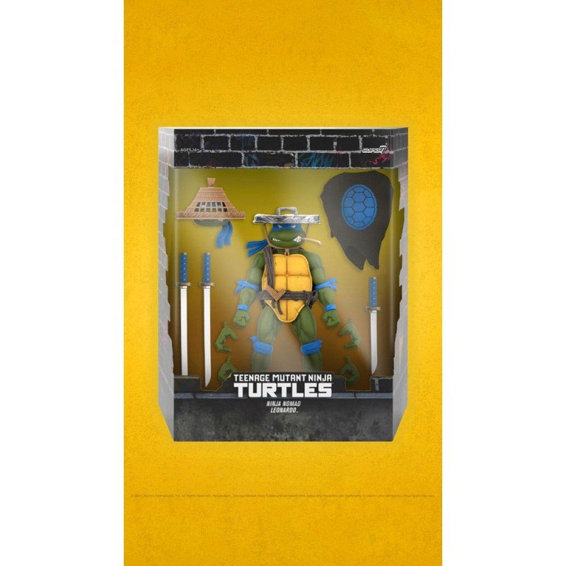 Teenage Mutant Ninja Turtles figurine Ultimates Ninja Nomad Leonardo 18 cm | 0840049882003