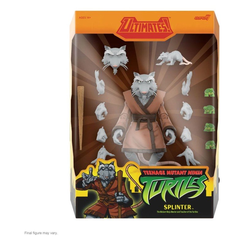 Teenage Mutant Ninja Turtles figurine Ultimates Wave 13 Splinter 18 cm | 0840049888913