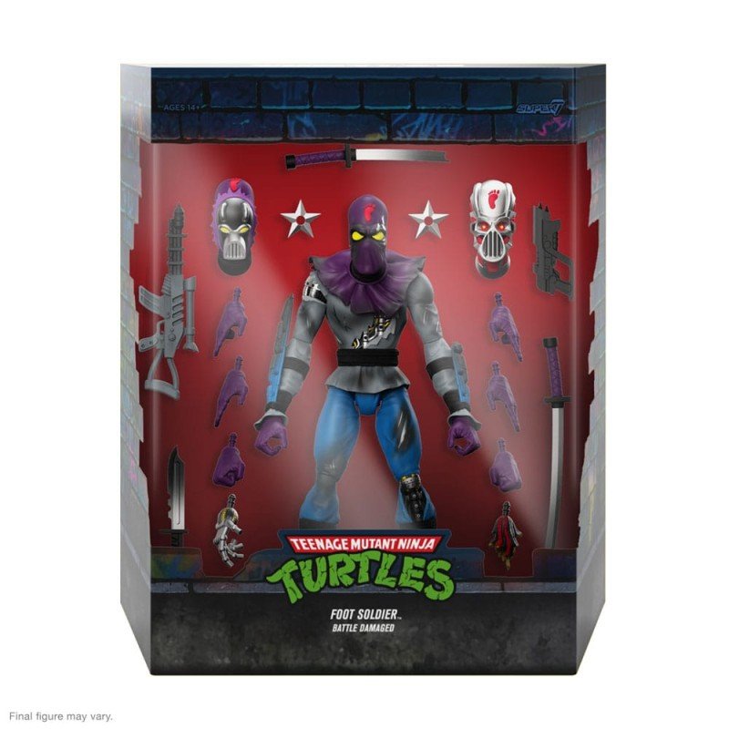 Teenage Mutant Ninja Turtles figurine Ultimates Foot Soldier (Battle Damaged) 18 cm | 0840049879058