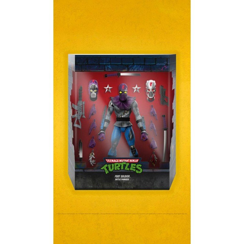 Teenage Mutant Ninja Turtles Ultimates Action Figure Foot Soldier (Battle Damaged) 18 cm | 0840049879058