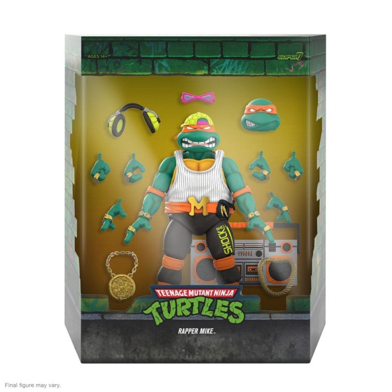 Teenage Mutant Ninja Turtles Ultimates Action Figure Rappin' Mike 18 cm | 0840049849662