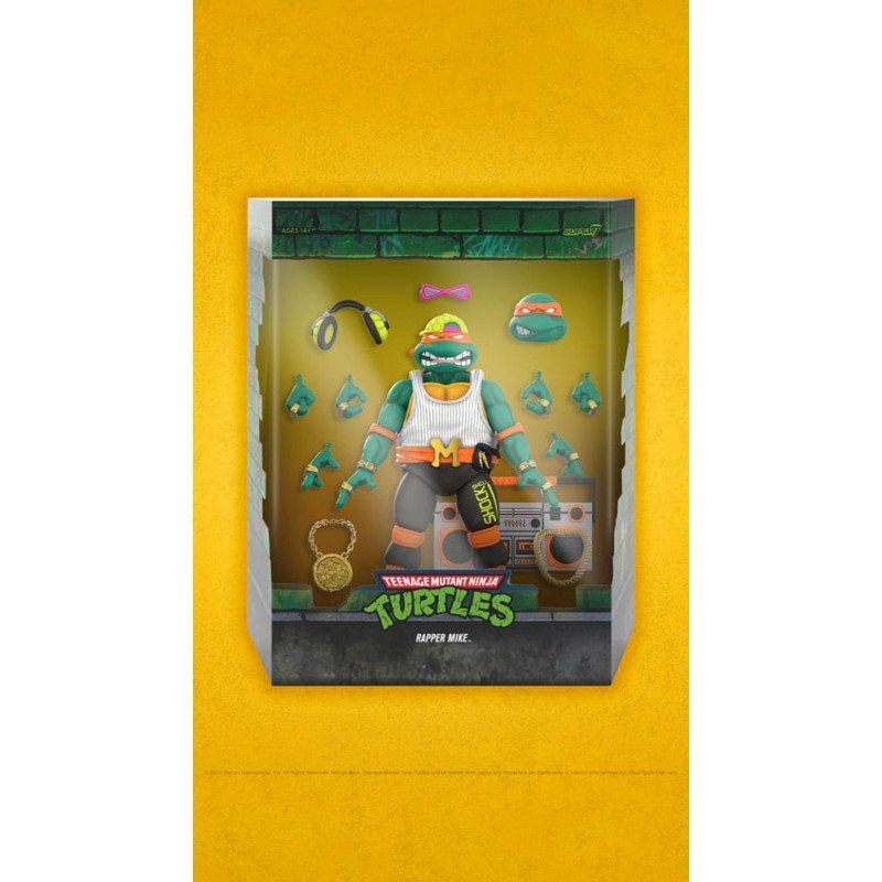 Teenage Mutant Ninja Turtles Ultimates Action Figure Rappin' Mike 18 cm | 0840049849662