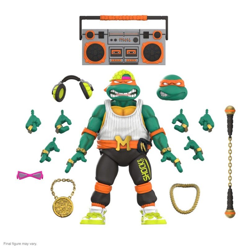 Teenage Mutant Ninja Turtles Ultimates Action Figure Rappin' Mike 18 cm | 0840049849662