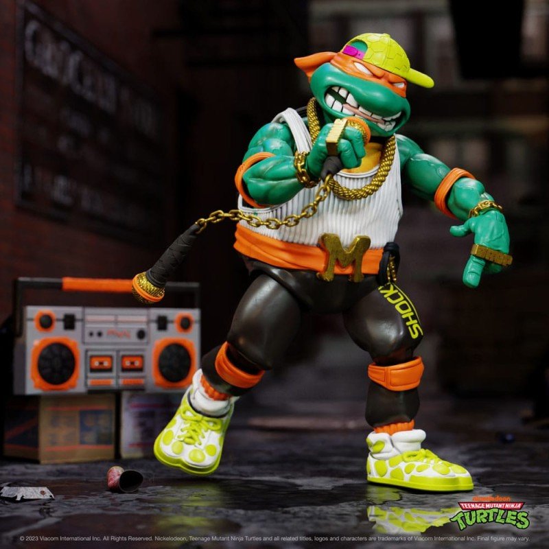 Teenage Mutant Ninja Turtles Ultimates Action Figure Rappin' Mike 18 cm | 0840049849662