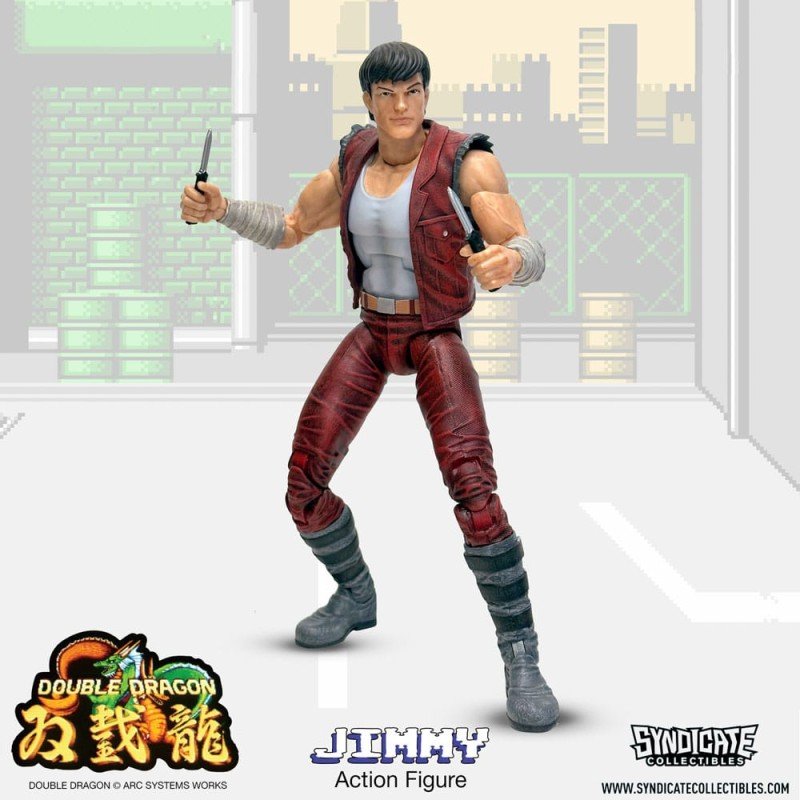Double Dragon Deluxe Action Figure 1/12 Jimmy 18 cm | 0849795095002