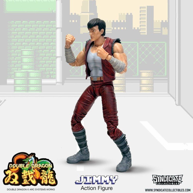 Double Dragon Deluxe Action Figure 1/12 Jimmy 18 cm | 0849795095002
