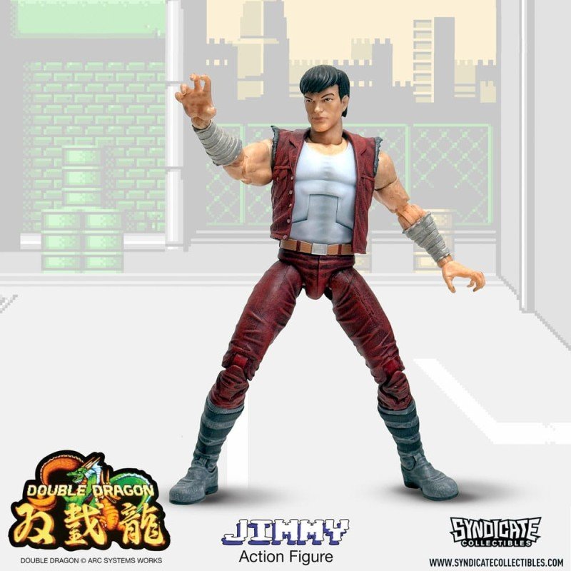 Double Dragon Deluxe Action Figure 1/12 Jimmy 18 cm | 0849795095002