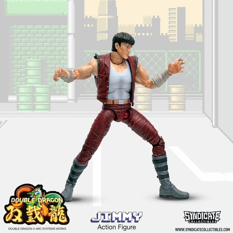 Double Dragon Deluxe Action Figure 1/12 Jimmy 18 cm | 0849795095002