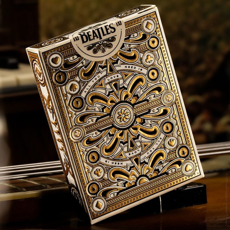 The Beatles jeu de cartes à jouer White Special Edition 