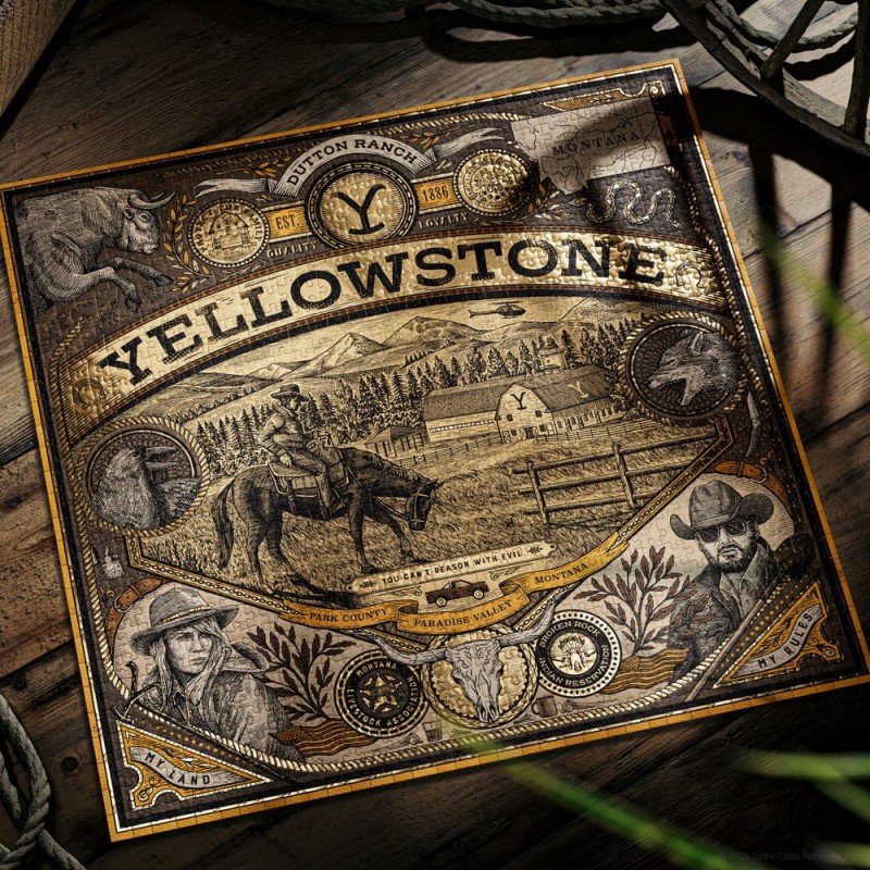 Yellowstone Puzzle multidimensionnel (1000 pièces)