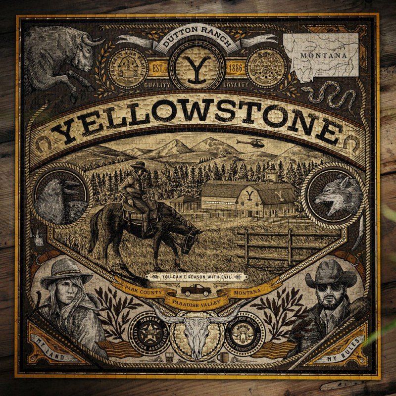 Yellowstone Puzzle multidimensionnel (1000 pièces)
