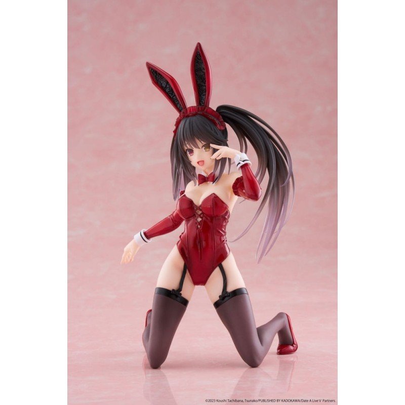Date A Live V statuette PVC Desktop Cute Figure Kurumi Tokisaki Bunny Ver. 13 cm | 0840342402878