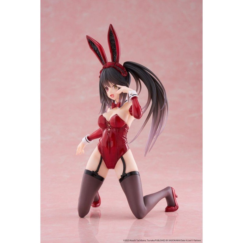 Date A Live V statuette PVC Desktop Cute Figure Kurumi Tokisaki Bunny Ver. 13 cm | 0840342402878