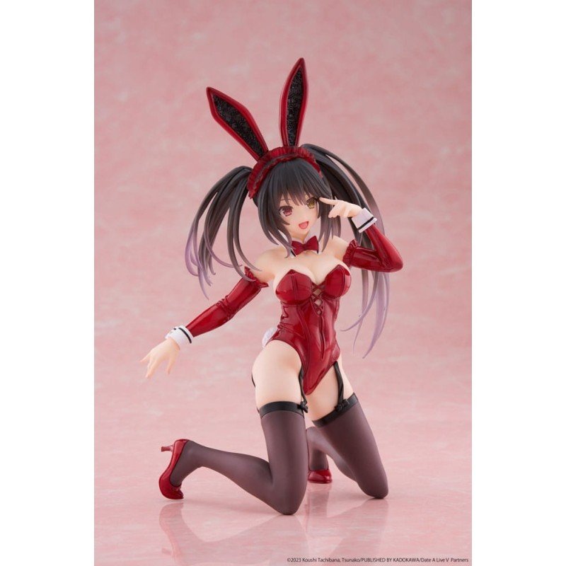 Date A Live V statuette PVC Desktop Cute Figure Kurumi Tokisaki Bunny Ver. 13 cm | 0840342402878