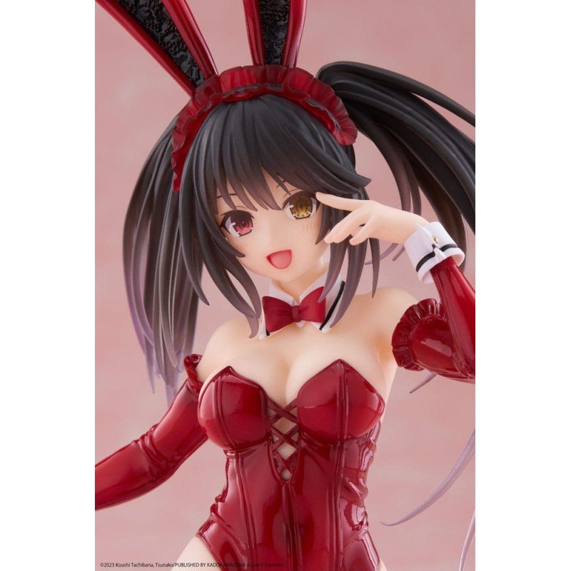 Date A Live V statuette PVC Desktop Cute Figure Kurumi Tokisaki Bunny Ver. 13 cm | 0840342402878