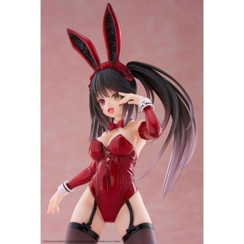Date A Live V statuette PVC Desktop Cute Figure Kurumi Tokisaki Bunny Ver. 13 cm | 0840342402878