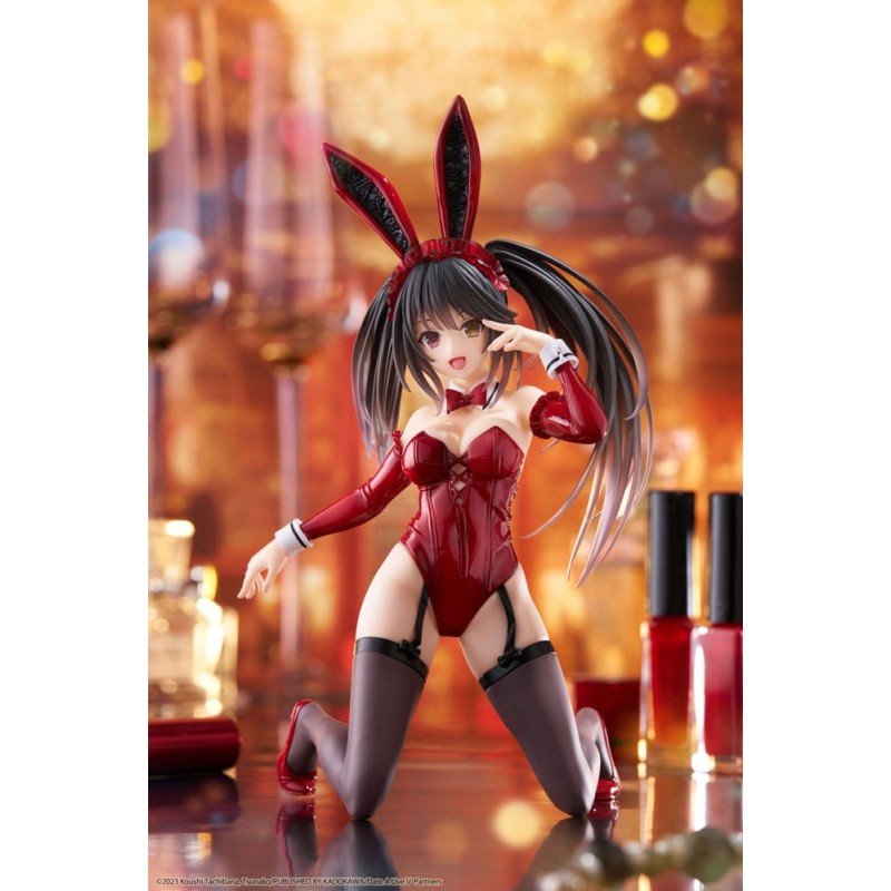Date A Live V statuette PVC Desktop Cute Figure Kurumi Tokisaki Bunny Ver. 13 cm | 0840342402878