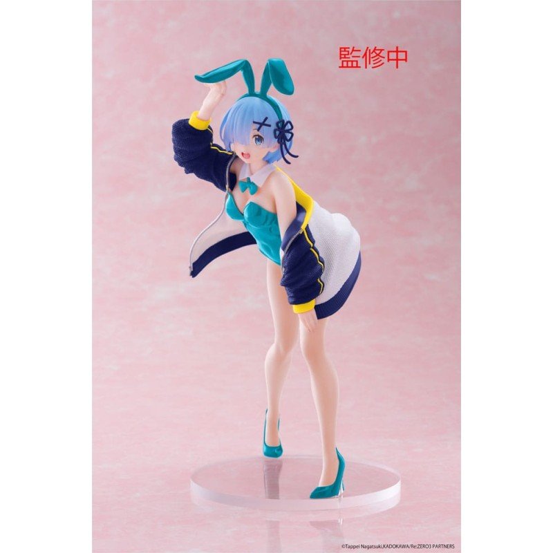 Re:Zero Starting Life in Another World Coreful PVC Statue Rem (Jacket Bunny Ver.) Renewal 18 cm | 0840342403776