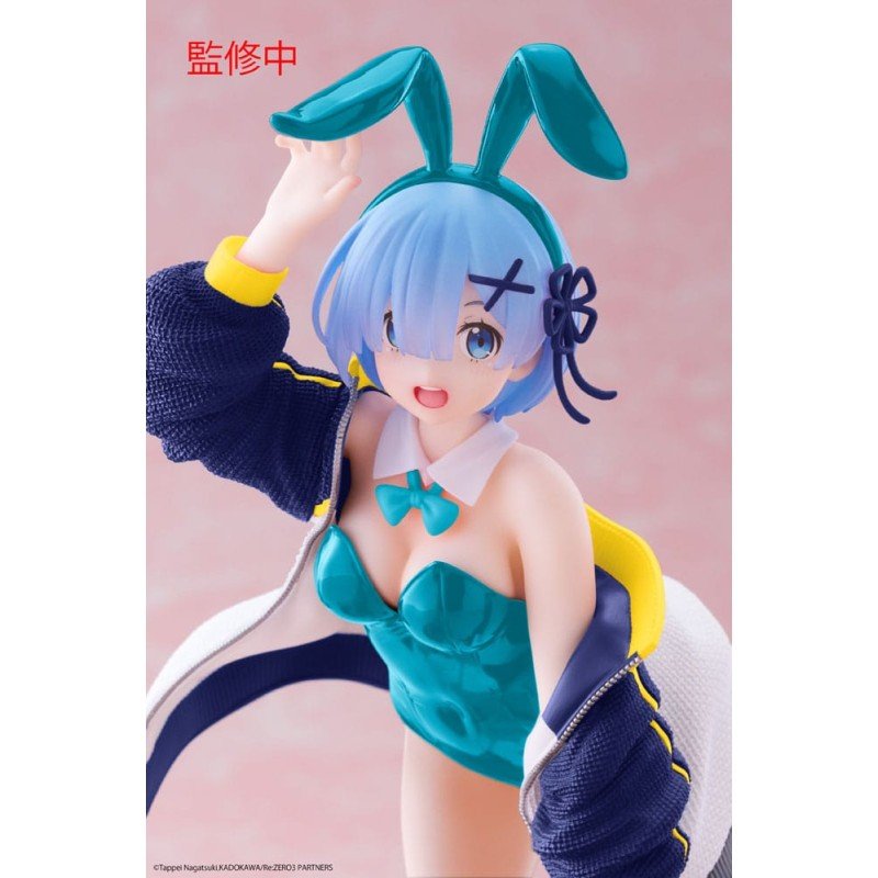 Re:Zero Starting Life in Another World Coreful PVC Statue Rem (Jacket Bunny Ver.) Renewal 18 cm | 0840342403776
