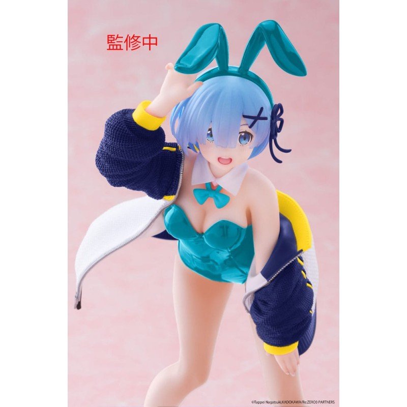 Re:Zero Starting Life in Another World Coreful PVC Statue Rem (Jacket Bunny Ver.) Renewal 18 cm | 0840342403776