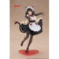 Date A Live V Coreful PVC Statue Kurumi Tokisaki Cat Ear Maid Ver. 18 cm