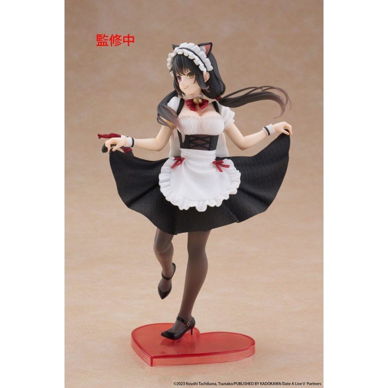 Date A Live V Coreful PVC Statue Kurumi Tokisaki Cat Ear Maid Ver. 18 cm | 0840342403790