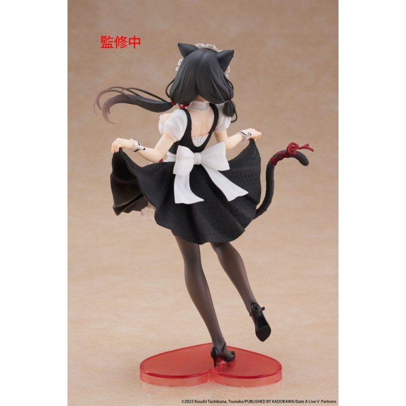Date A Live V Coreful PVC Statue Kurumi Tokisaki Cat Ear Maid Ver. 18 cm | 0840342403790