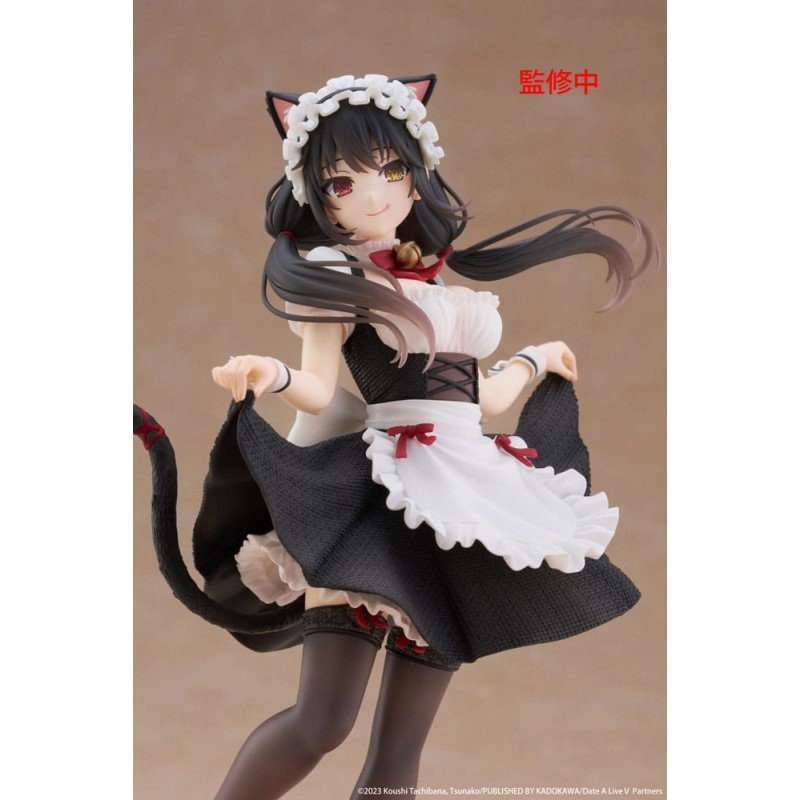 Date A Live V Coreful PVC Statue Kurumi Tokisaki Cat Ear Maid Ver. 18 cm | 0840342403790